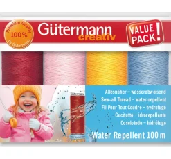 Gütermann creativ Nähgarne & Overlockgarn|Nähsets>Gütermann Nähfaden-Set Allesnäher "Water Repellent"