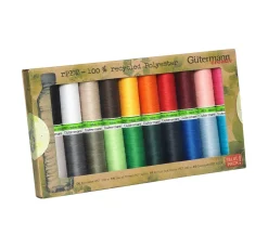 Gütermann creativ Patchwork|Nähgarne & Overlockgarn>Gütermann Nähgarn-Set Allesnäher rPET, 20 x 100 m