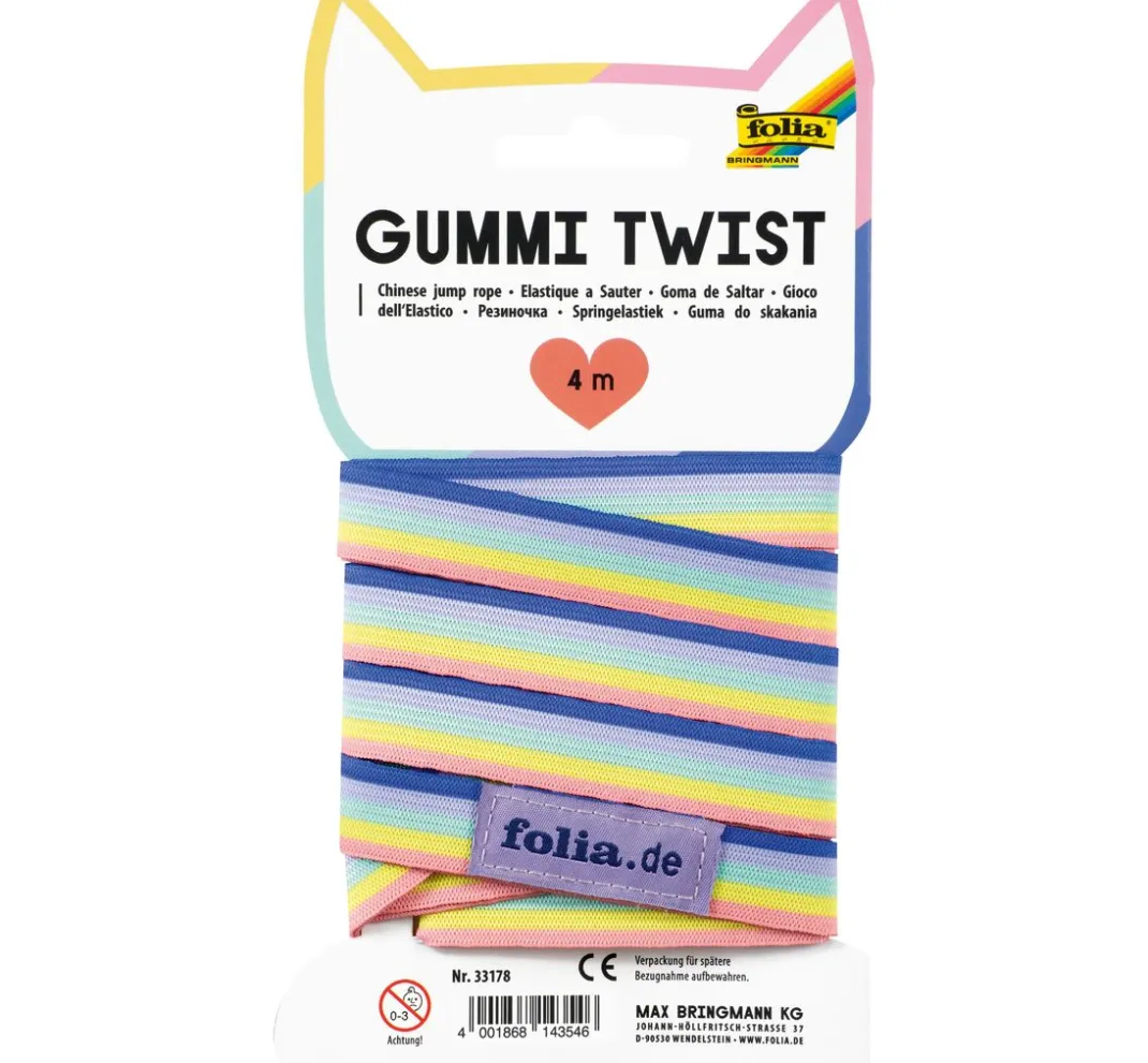 Kinder folia Weitere Geschenkideen Für Kinder>Gummi Twist, Regenbogen