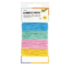 folia Bänder & Kordel|Dekoelemente>Gummischnüre "Pastell"