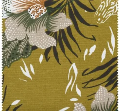 VBS Marktplatz Spezialstoffe|Canvasstoff>Halbpanama-Stoff "Zebra und Blumen"