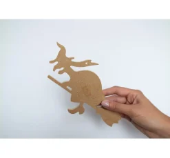 Gomille Decoupage|Décopatch>Halloween-Holzmotiv "Hexe"
