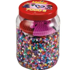 Kinder Hama Sets|Bügelperlen-Sets>-Perlen "Starter-Set" mit 2 Stiftplatten