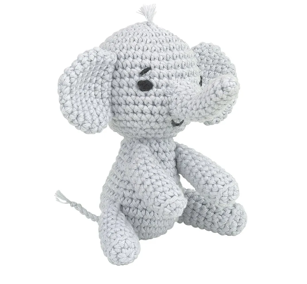 Kinder Knitty Critters Stricken & Häkeln|Häkelset>Häkelset "Elefant Ross"
