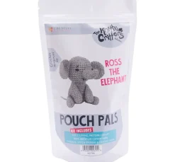 Kinder Knitty Critters Stricken & Häkeln|Häkelset>Häkelset "Elefant Ross"