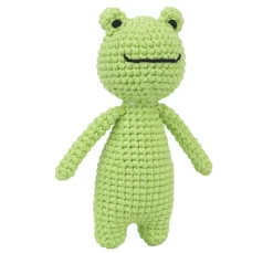 Kinder Knitty Critters Stricken & Häkeln|Häkelset>Häkelset "Frosch Trevor"
