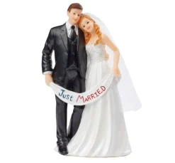 HobbyFun Dekofiguren & -Objekte>Hochzeitspaar "Just Married"