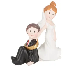 HobbyFun Dekofiguren & -Objekte>Hochzeitspaar "mit Ring"