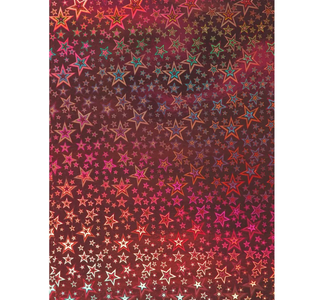Clairefontaine Spezialpapier & -Karton|Tonpapier & Fotokarton>Holografie-Karton "Sterne"