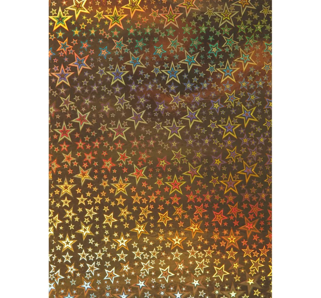 Clairefontaine Spezialpapier & -Karton|Tonpapier & Fotokarton>Holografie-Karton "Sterne"