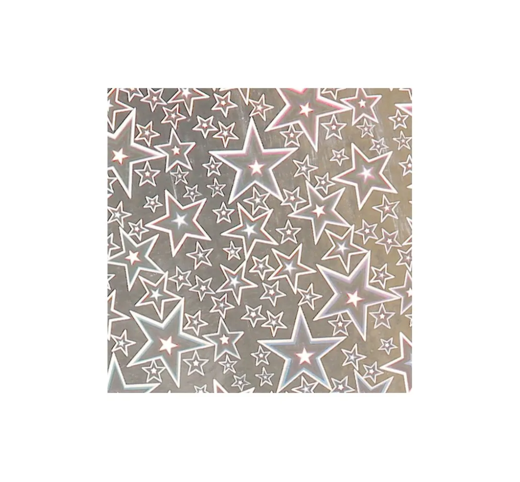 Clairefontaine Spezialpapier & -Karton|Tonpapier & Fotokarton>Holografie-Karton "Sterne"