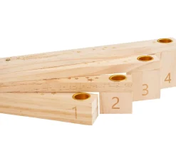 ohne Marke Holz, Mdf & Pappmaché>Holz-Adventskerzenhalter, gefächert