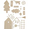 Rayher Bastelsets>Holz-Bastelset "Wichteltür Tomte"