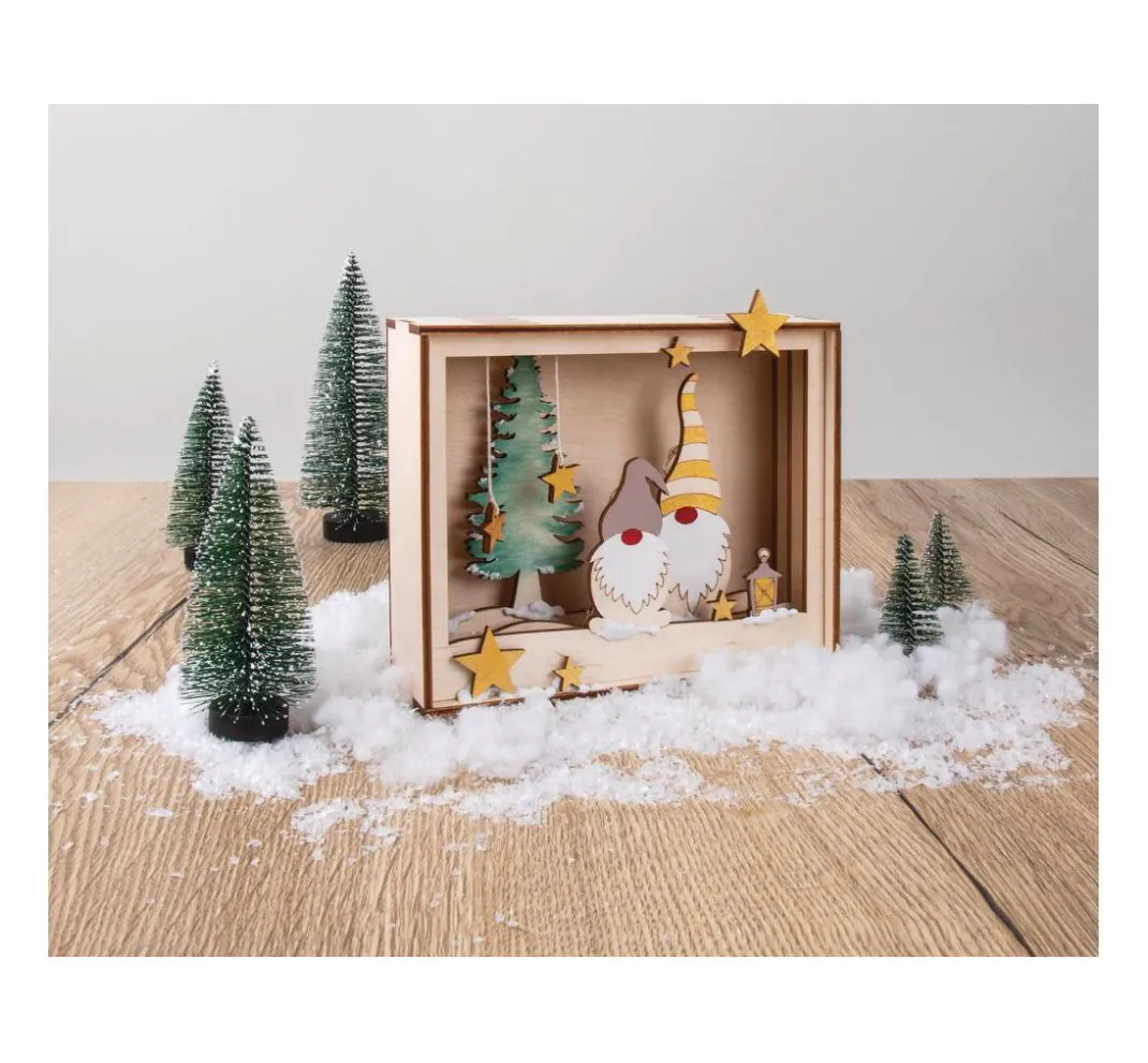 Rayher Dekofiguren & -Objekte>Holzbausatz Motivrahmen "Wichtel"
