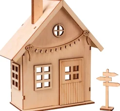 Rayher Holz, Mdf & Pappmaché>Holzbausatz "Wichtelhaus"