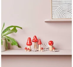 Rico Design Dekofiguren & -Objekte>Holz-Fliegenpilze