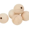 Kinder VBS Holz|Holz, Mdf & Pappmaché>Holzkugeln halbgebohrt, Ø 50 mm