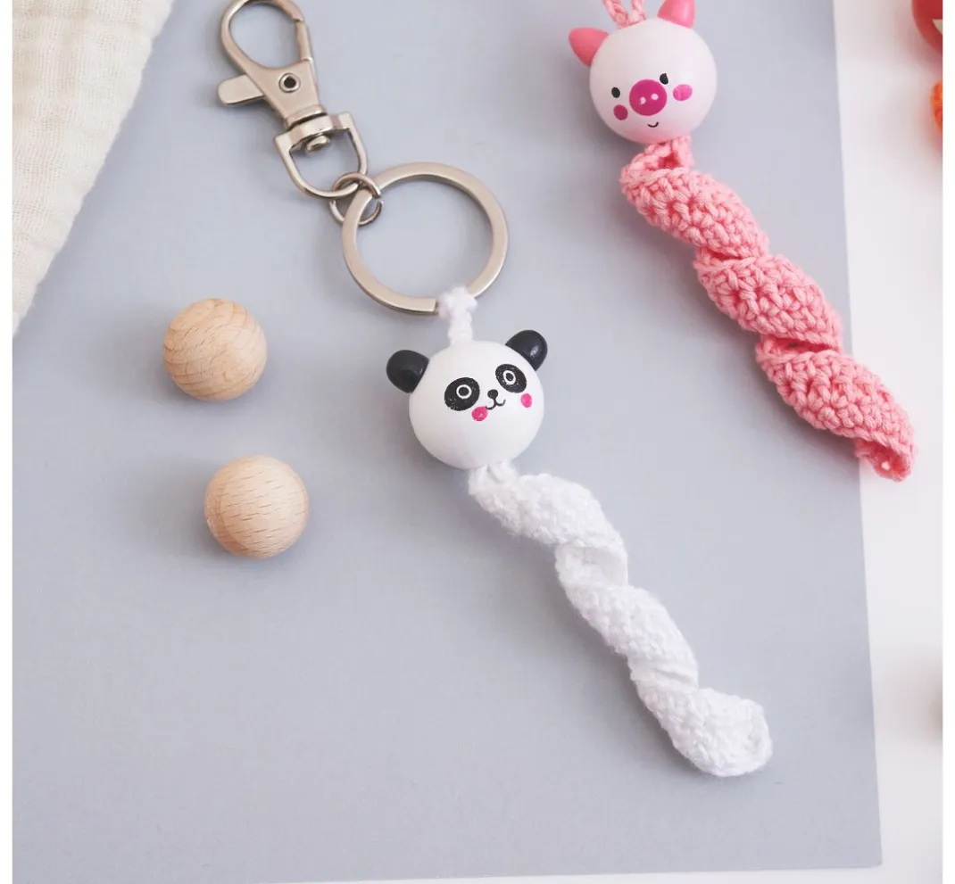 Kinder folia Marionetten & Figuren|Holz>Holzkugeln mit Gesicht "Cute Animals"