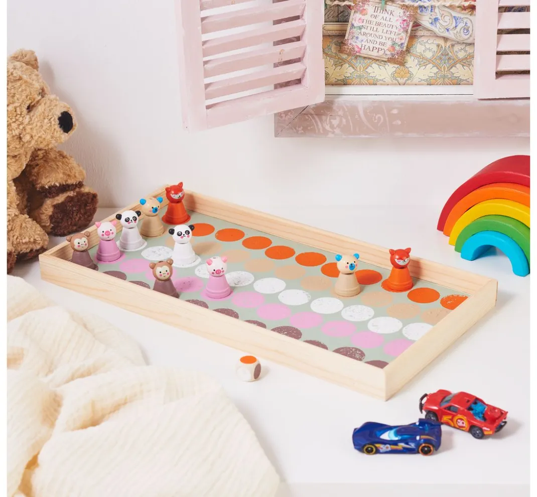 Kinder folia Marionetten & Figuren|Holz>Holzkugeln mit Gesicht "Cute Animals"