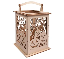Rayher Holz, Mdf & Pappmaché>Holz-Laterne "Halloween", Bausatz