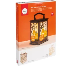 Rayher Holz, Mdf & Pappmaché>Holz-Laterne "Halloween", Bausatz
