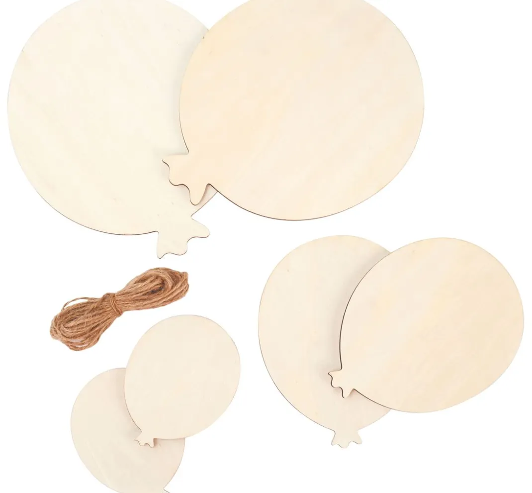 Graine Creative Decoupage|Décopatch>Holz-Luftballon, 6er Set