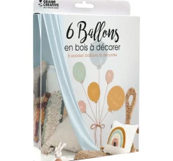 Graine Creative Decoupage|Décopatch>Holz-Luftballon, 6er Set