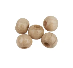 Kinder Meyco Perlen|Holz>Holzperlen, Ø 4 mm, ca. 165 Stück
