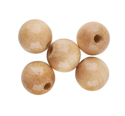 Kinder KNORR prandell Holz|Perlen>Holzperlen, Ø 10 mm, ca. 50 Stück