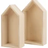 Rayher Decoupage|Décopatch>Holz-Rahmen "Häuser - Hoch", 2er-Set