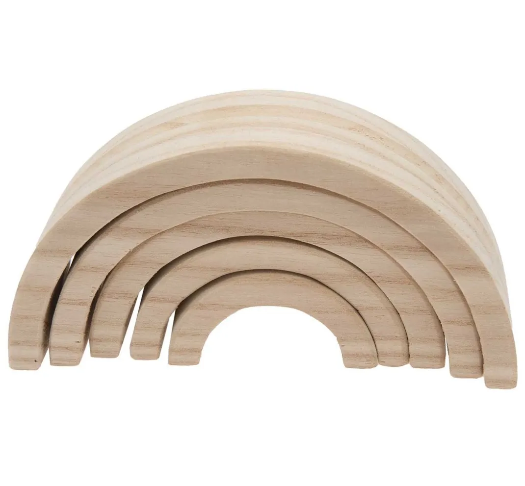 Kinder Rico Design Holz|Décopatch>Holz-Regenbogen