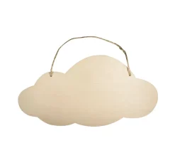 Kinder Rayher Holz|Serviettentechnik>Holz-Schild "Wolke"