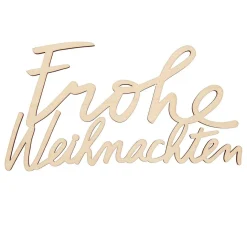 Rico Design Holz, Mdf & Pappmaché>Holzschriftzug "Frohe Weihnachten"