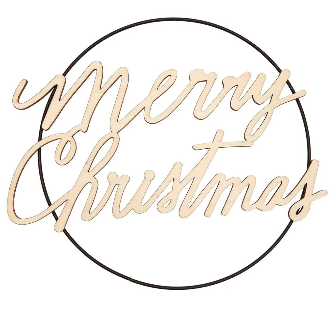 Rico Design Holz, Mdf & Pappmaché>Holzschriftzug "Merry Christmas"