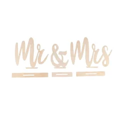 Rayher Holz, Mdf & Pappmaché>Holz-Schriftzug "Mr & Mrs"