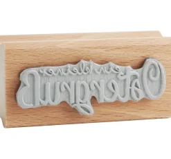 blau in gelb Stempel & Zubehör|Kartengestaltung>Holzstempel "Ein kleiner Ostergruß"
