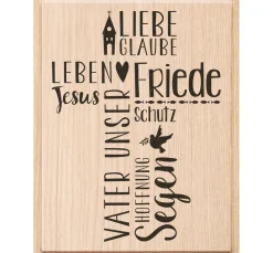 Heyda Stempel & Zubehör|Scrapbooking>Holzstempel "Vater Unser"