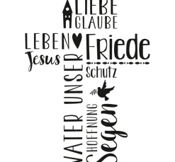 Heyda Stempel & Zubehör|Scrapbooking>Holzstempel "Vater Unser"