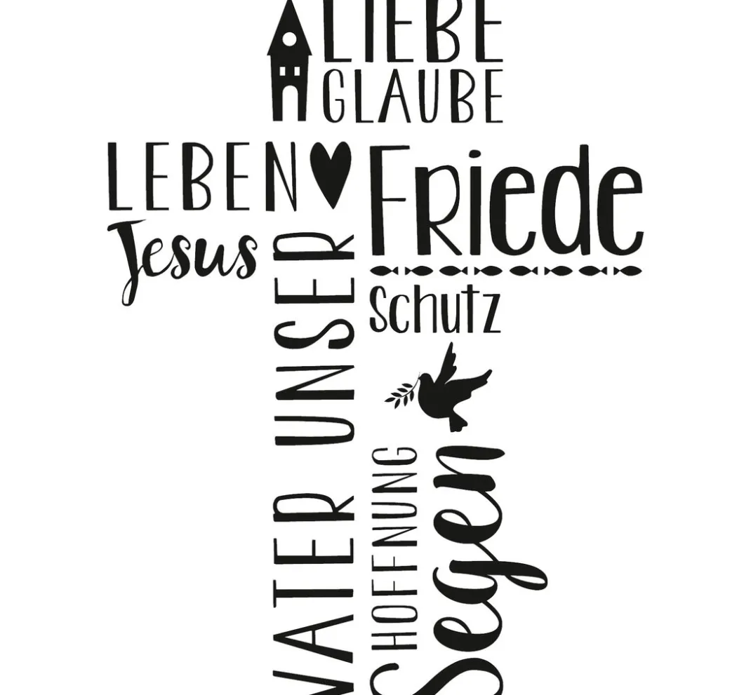 Heyda Stempel & Zubehör|Scrapbooking>Holzstempel "Vater Unser"