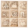 Papermania Streuteile|Dekoelemente>Holz-Streuteile "Hochzeit"