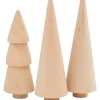 Kinder Rayher Holz|Dekofiguren & -Objekte>Holz-Tannen, 3er-Set