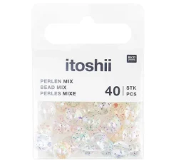 Kinder Rico Design Itoshii|Acrylperlen>itoshii Perlen-Set "Glitzer Holographisch"