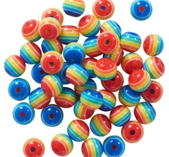 Kinder Rico Design Freundschaftsarmbänder|Itoshii>itoshii Perlen-Set "Regenbogen", 8 mm