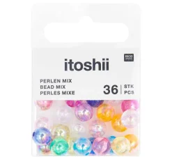 Kinder Rico Design Itoshii|Perlen>itoshii Perlen-Set "Regenbogen Holographisch"