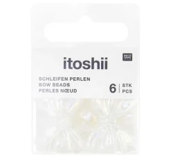 Kinder Rico Design Itoshii|Perlen>itoshii Perlen-Set "Schleifen Holografisch"