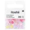 Kinder Rico Design Itoshii|Perlen>itoshii Perlen-Set "Sterne Transparent mit Farbeinzug"