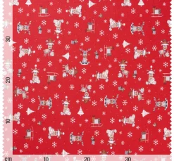 VBS Marktplatz Jerseystoff|Stoff Meterware>Jersey-Stoff "Elch Ruby"