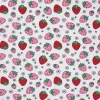 Kinder VBS Marktplatz Stoff Meterware|Kinderstoffe>Jersey-Stoff "Erdbeeren"
