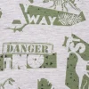 VBS Marktplatz Jerseystoff|Stoff Meterware>Jersey-Stoff Melange "Danger"