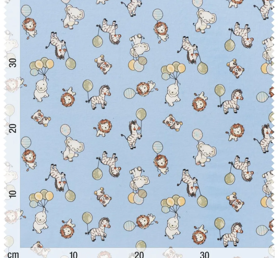 VBS Marktplatz Jerseystoff|Stoff Meterware>Jersey-Stoff "Party-Tiere"